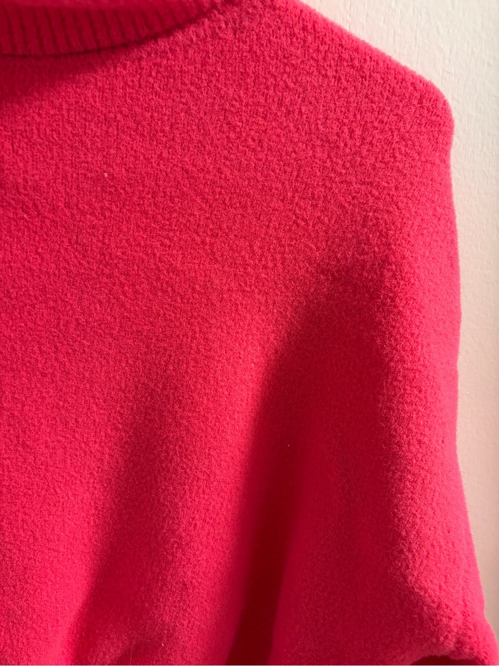FLAWED Zara Pink Turtleneck Cropped Sweater Size M - Picture 5 of 9